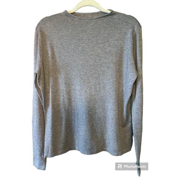 Vilci Milano Gray Mock Neck Sweater - Size Medium - NWT - Picture 1 of 6
